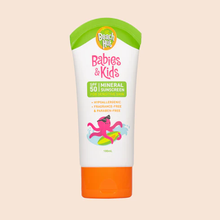 Load image into Gallery viewer, Beach Hut Sunscreen Babies &amp; Kids SPF50 Mineral Sunscreen Body Lotion 100mL
