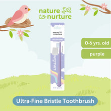 Load image into Gallery viewer, Nature To Nurture Wheat Straw Ultra-Fine Bristle Toothbrush 0-6 Yrs Old

