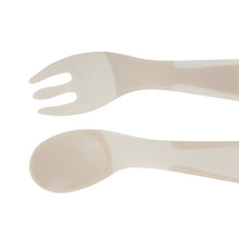 Load image into Gallery viewer, Richell TLI Palm Grip Spoon &amp; Fork with Case
