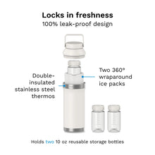 Load image into Gallery viewer, Baby Brezza Breastmilk Portable Cooler 20oz - White
