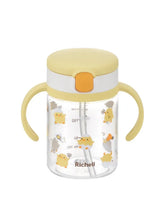 Load image into Gallery viewer, Richell AQ Clear Straw Bottle Mug
