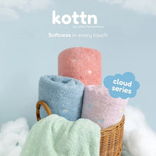 Load image into Gallery viewer, Kottn Cloud by Little Palmerhaus - 100% Cotton Airsoft Baby/Toddler Towel
