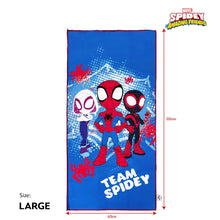Load image into Gallery viewer, Totsafe Marvel Microfiber Bath Towel Large - Spidey and His Amazing Friends
