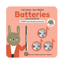 Load image into Gallery viewer, Cali's Books CR2032 Bitter Taste Battery Replacement Kit

