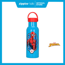 Load image into Gallery viewer, Zippies Lab Marvel Spider-Man Insulated Water Tumbler Bottle 483mL (2 types of cap included)
