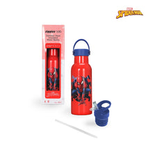 Load image into Gallery viewer, Zippies Lab Marvel Spider-Man Insulated Water Tumbler Bottle 483mL (2 types of cap included)
