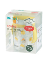 Load image into Gallery viewer, Richell AQ Clear Straw Bottle Mug
