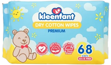 Load image into Gallery viewer, Kleenfant Premium Dry Cotton Wipes (68s)
