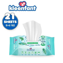 Load image into Gallery viewer, Kleenfant Icy Cool Cleansing Wipes 21's
