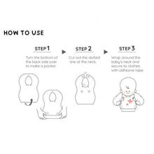 Load image into Gallery viewer, Richell Disposable Toddler Bib
