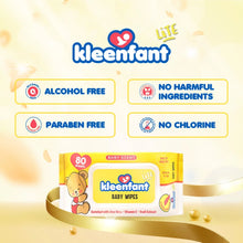 Load image into Gallery viewer, Kleenfant Lite Baby Wipes 80's
