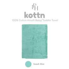 Load image into Gallery viewer, Kottn by Little Palmerhaus - 100% Cotton Airsoft Baby/Toddler Towel
