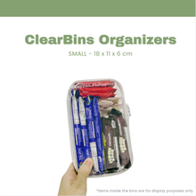 Load image into Gallery viewer, ClearBins Hard Shelled Clear Organizers (S+M+L)
