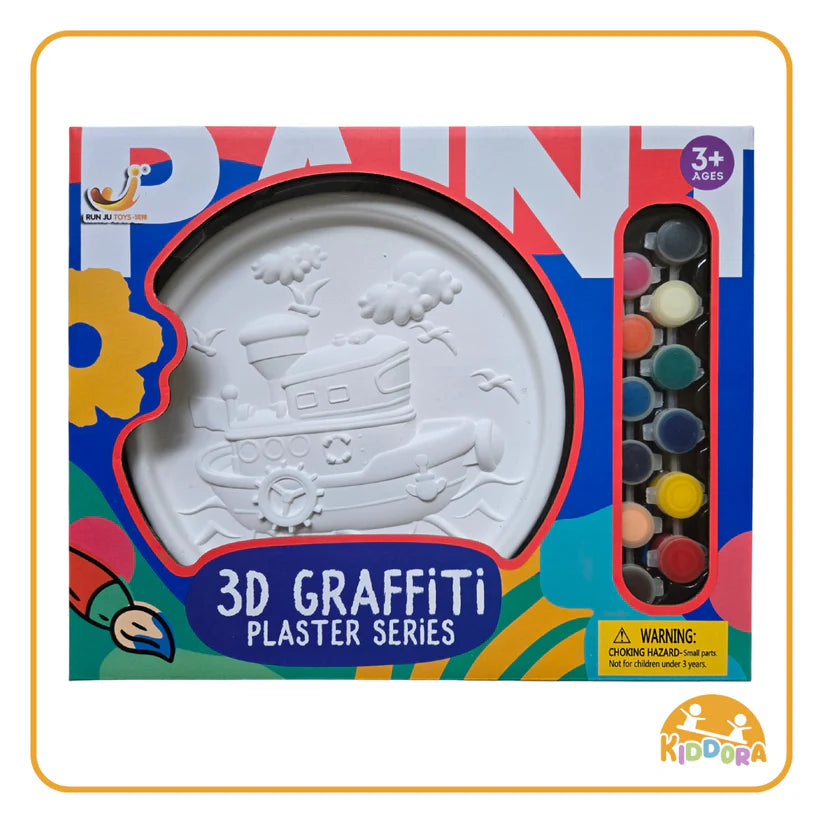 Kiddora 3D Graffiti - Plaster Painting Set