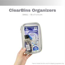 Load image into Gallery viewer, ClearBins Hard Shelled Clear Organizers (S+M+L)
