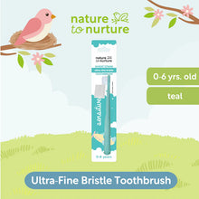 Load image into Gallery viewer, Nature To Nurture Wheat Straw Ultra-Fine Bristle Toothbrush 0-6 Yrs Old
