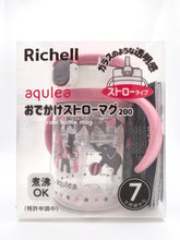 Load image into Gallery viewer, Richell AQ Clear Straw Bottle Mug
