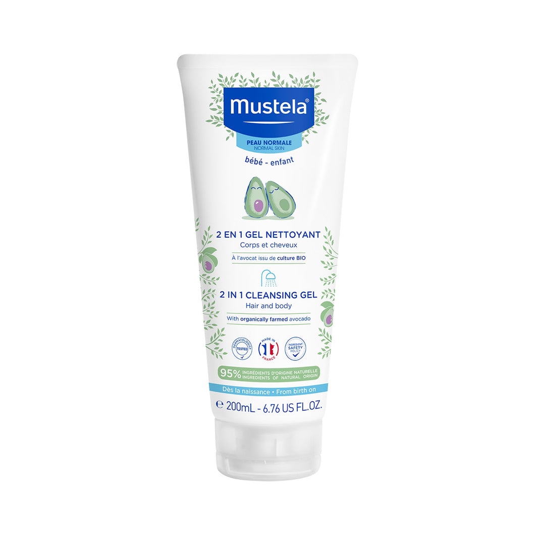 Mustela 2 in 1 Cleansing Gel 200ml