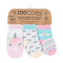 Load image into Gallery viewer, Zoocchini - Grip+easy 3 pc Comfort Terry Sock Sets
