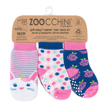 Load image into Gallery viewer, Zoocchini - Grip+easy 3 pc Comfort Terry Sock Sets

