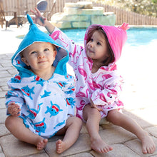 Load image into Gallery viewer, Zoocchini Baby Upf50 Swim Terry Coverup - (12-24 mos.)
