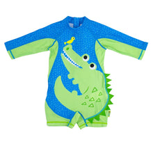 Load image into Gallery viewer, Zoocchini UPF50+ Baby/Toddler One Piece Surf Suit
