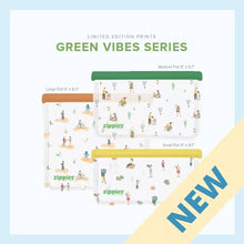 Load image into Gallery viewer, Zippies Bags With A Mission - Green Vibes 3-pc Sampler Set
