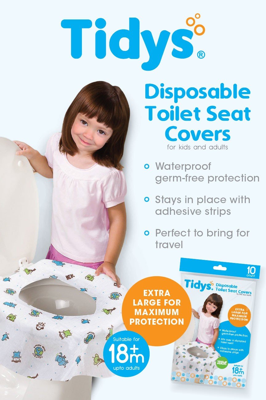 Tidys Disposable Toilet Seat Covers 10s