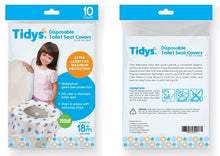 Load image into Gallery viewer, Tidys Disposable Toilet Seat Covers 10s
