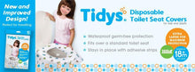 Load image into Gallery viewer, Tidys Disposable Toilet Seat Covers 10s
