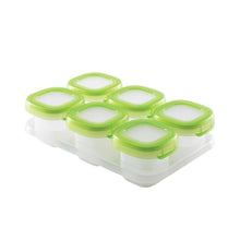 Load image into Gallery viewer, Oxo Tot Baby Blocks Freezer Storage Containers 2oz x 6
