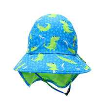 Load image into Gallery viewer, Zoocchini Baby/Toddler Cape Sunhat
