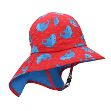 Load image into Gallery viewer, Zoocchini Baby/Toddler Cape Sunhat
