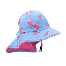Load image into Gallery viewer, Zoocchini Baby/Toddler Cape Sunhat
