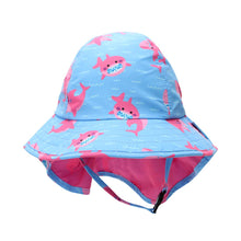 Load image into Gallery viewer, Zoocchini Baby/Toddler Cape Sunhat
