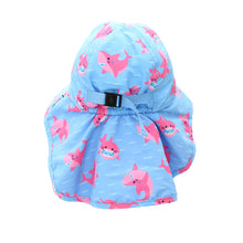 Load image into Gallery viewer, Zoocchini Baby/Toddler Cape Sunhat
