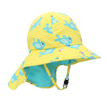 Load image into Gallery viewer, Zoocchini Baby/Toddler Cape Sunhat
