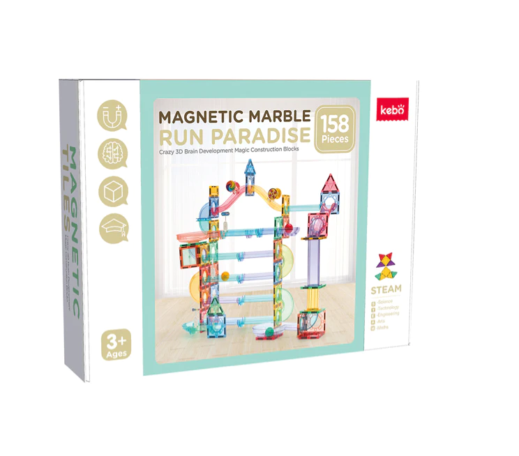 Playdate Kebo Magnetic Marble Run Paradise – Urban Mom