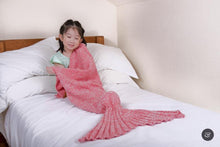 Load image into Gallery viewer, Snap &amp; Snug Kids Mermaid Tail Blanket
