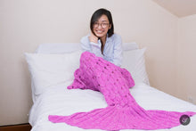 Load image into Gallery viewer, Snap &amp; Snug Adult Mermaid Tails Blanket - Adella (Scaled)
