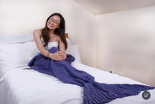 Load image into Gallery viewer, Snap &amp; Snug Adult Mermaid Tails Blanket - Attina (Pashmina Fabric)
