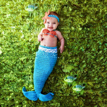Load image into Gallery viewer, Snap &amp; Snug Baby Mermaid Tail Blanket - Coralia
