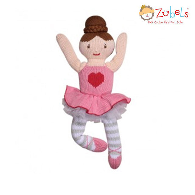 Zubels Handknit Cotton Doll - Eva the Ballerina