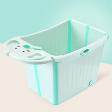 Load image into Gallery viewer, Bunny Bubbles Baby Co Large Foldable Baby Tub
