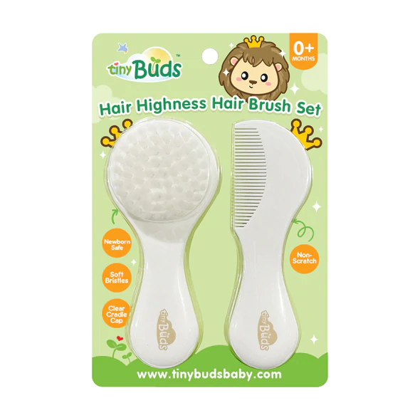 Tiny Buds Baby Naturals Hair Highness Hair Brush Set