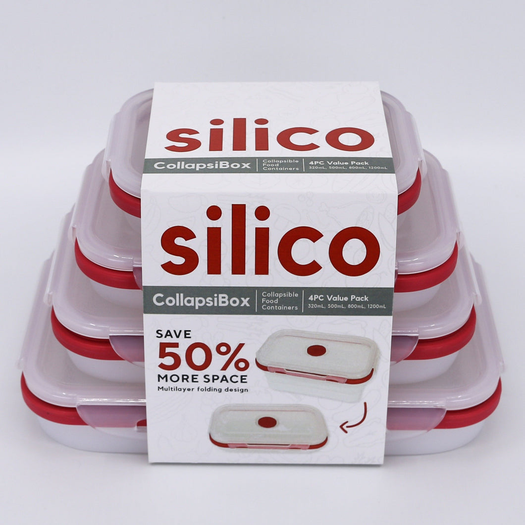 Silico Collapsi Box - Value Set of 4