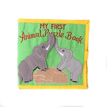 Load image into Gallery viewer, My First Animal Puzzle Cloth Book
