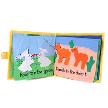 Load image into Gallery viewer, My First Animal Puzzle Cloth Book
