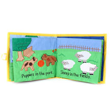 Load image into Gallery viewer, My First Animal Puzzle Cloth Book
