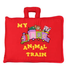 Load image into Gallery viewer, My Abc Animal Train Cloth Book
